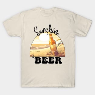 Sunshine & Beer - the Perfect Summer Combination T-Shirt